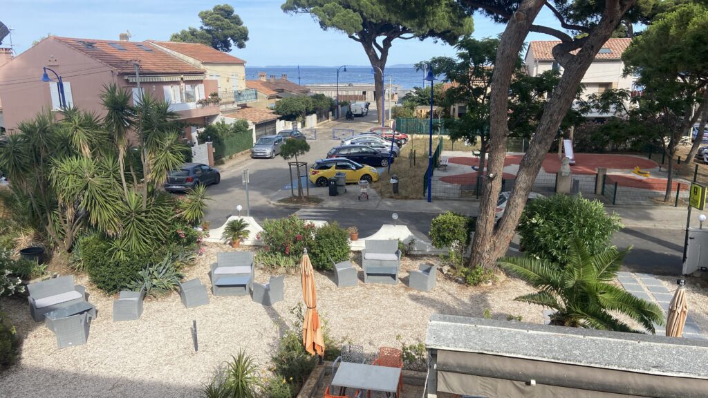 Vue du balcon de ma chambre